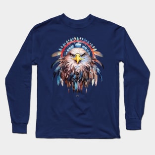 alcon Mandala Animal Ilustration Long Sleeve T-Shirt